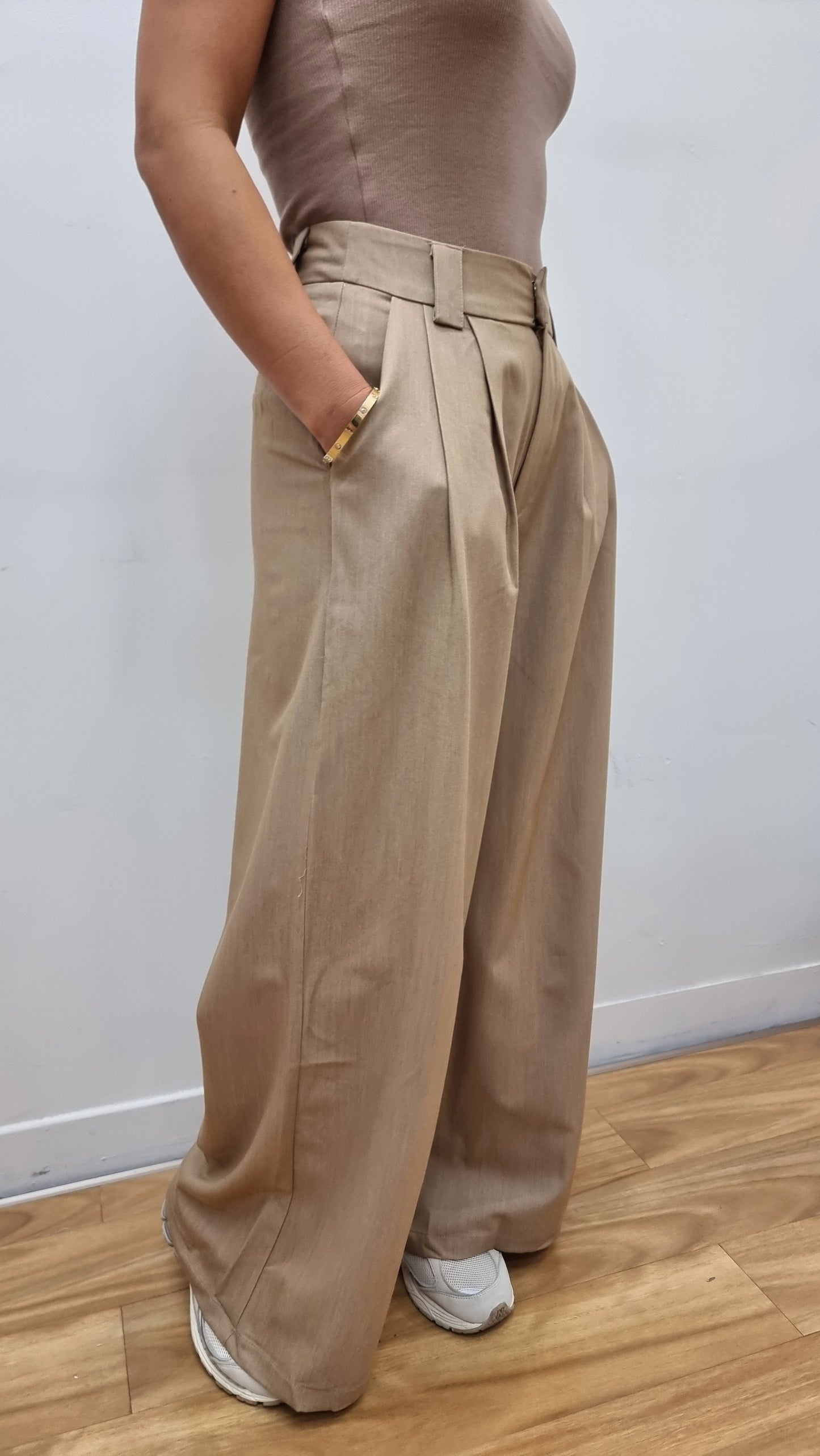 RETRO BEIGE PANTS