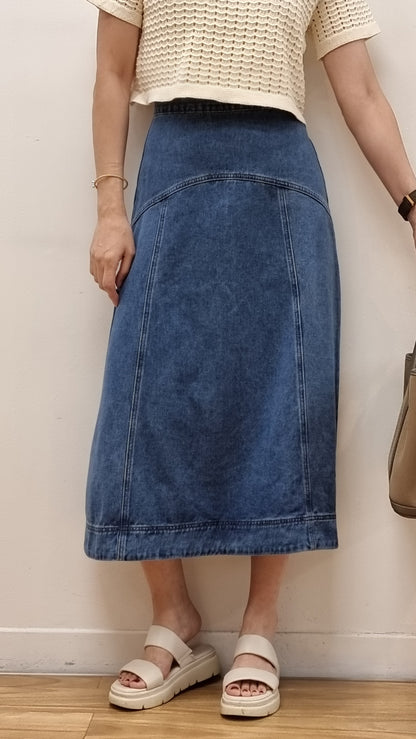 DENIM LINE SKIRT