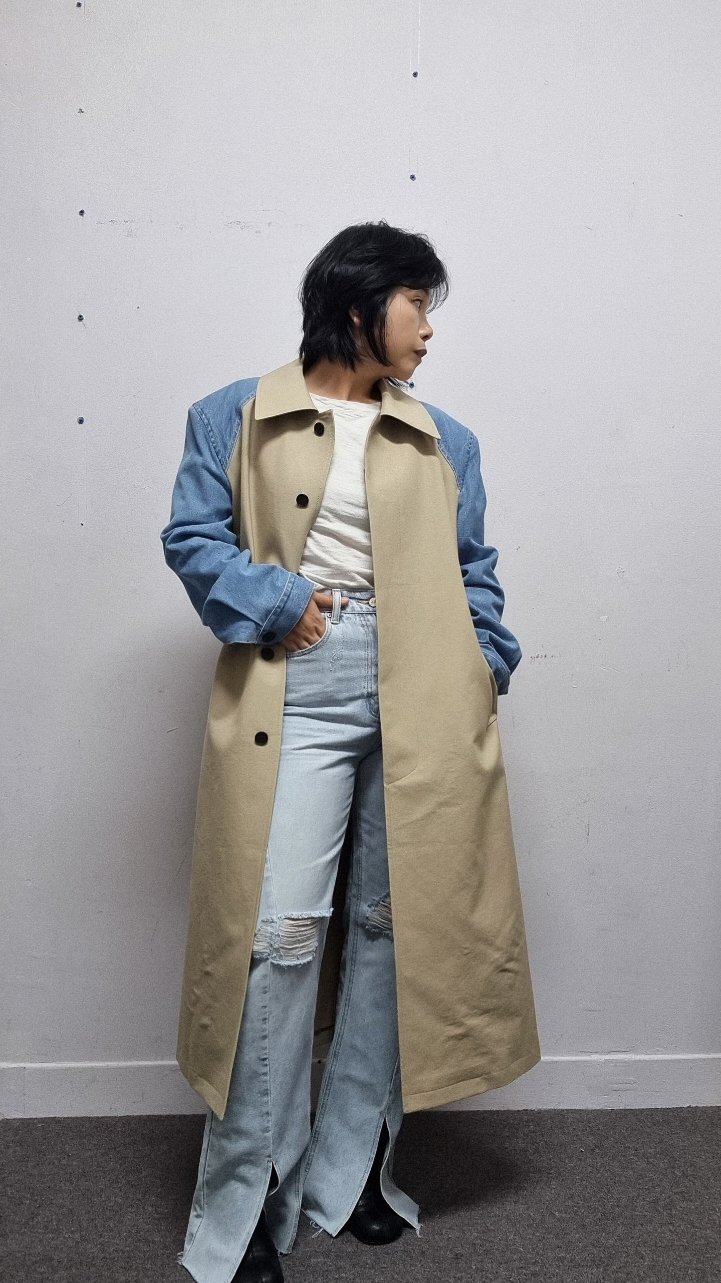 OVERFIT TRENCH COAT