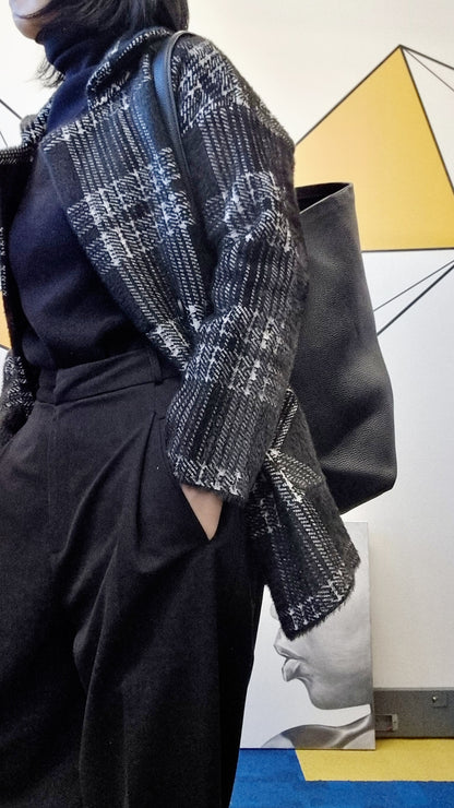 KNIT CHECK OUTER