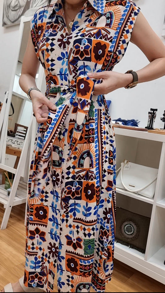 PATTERN DRESS