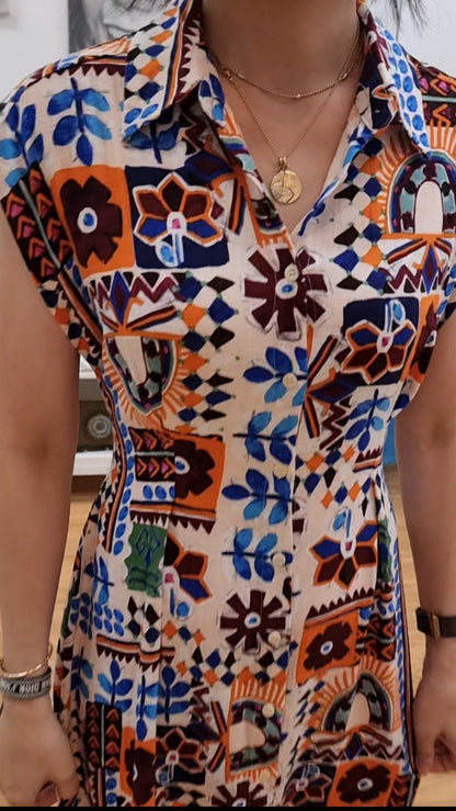 PATTERN DRESS