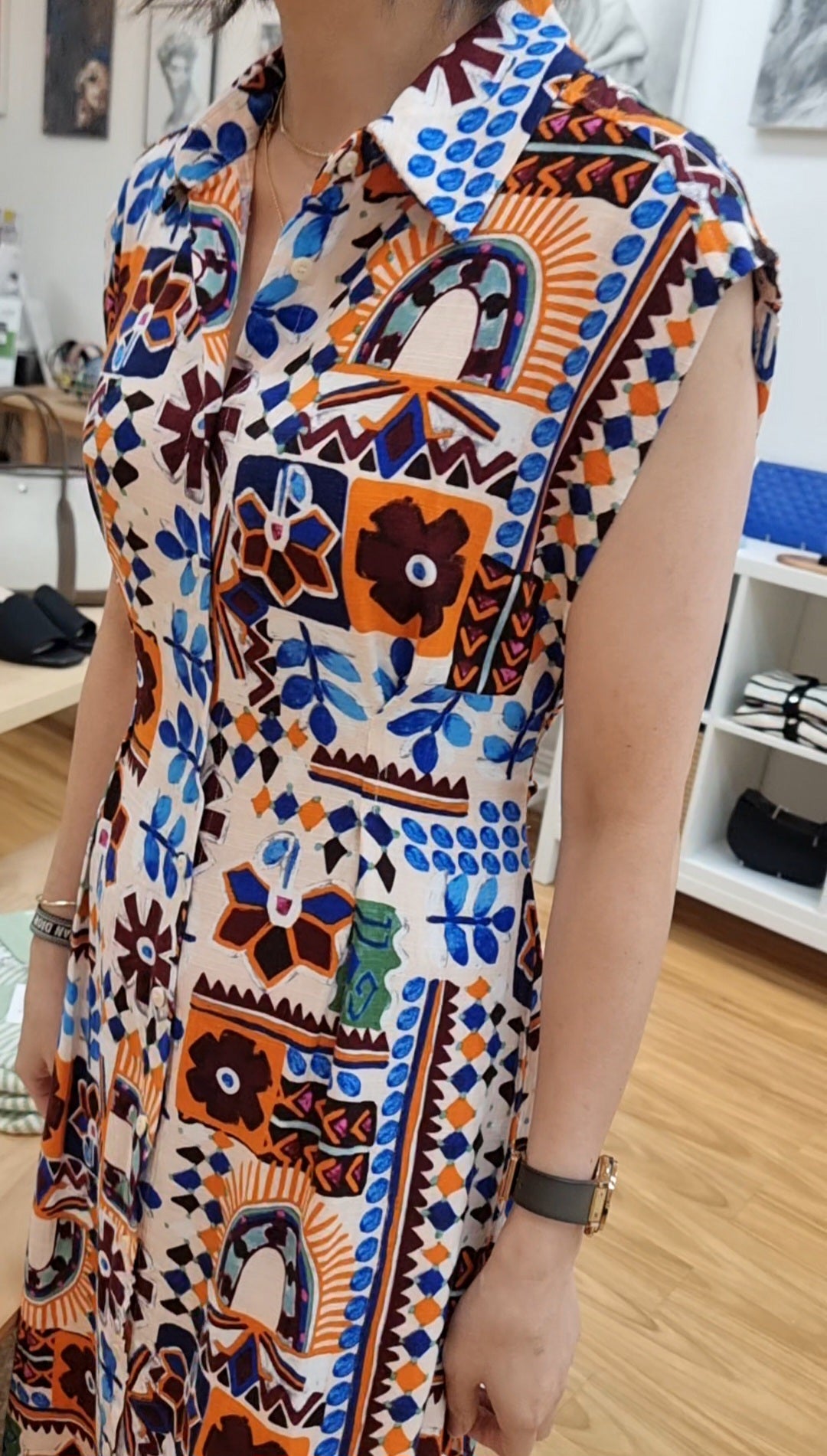 PATTERN DRESS